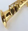 Suzuki SS300 Soprano Saxophone Brass Gold Lacquer Straight Tube Студент BB Saxophone Высококачественный саксофон с корпусом 5069633