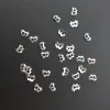 Gel 200pcs Sier Bitcoin Bit Coin Btc Fashion Alloy Metal 3d Nail Art Decorations Charm Jewelry Accessoires Diy Nail Supplies Hot