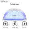 Dresses Sun X 54w Nail Dryer Led Uv Lamp Micro Usb Gel Varnish Lcd Display Curing Hine for Home Use Nail Art Tools Lamps for Nail