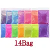 Dresses 120g Nail Holographic Glitter Powder Set Shiny Decoration Kit Manicure Pigment Powder for Nails Accessories Mould Filling 12 Bag