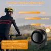 Kits WSDCAM Bicycle AlarmTaillight Alarm Waterproof USB Charging Remote Control 110 dB Bike Lamp Security Protection