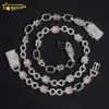 Recém -chegados 925 Clasp personalizado de prata esterlina Pulseira de link cubano para homens para homens para homens