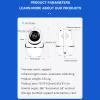 Caméras WiFi Surveillance Camera Baby Monitor 1080p CCTV HD Smart IP Security Camera Tid Way Talk Night Vision Intelligent Tracking