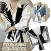 Scarves 1PC Knitted Navy Fake Collar Women Shawl Tie Warm Shoulder False Doll Shirt Detachable Wrap