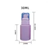 Bottiglie di stoccaggio bottiglia di vetro macaron da 30 ml di base liquida rotonda materiali di imballaggio cosmetici in stock