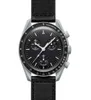 Moda Planet Moon assiste masculino Top Brand Luxo Provérbia Sportwatch Watch Cronograph Leather quartzo relógio Relogio Masculino2946320