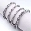 Hip Hop Dragon Bone Chain Flowid Orchid Titanium Steel Armband Men's Cool and Hot Selling Style Simple Diamond Ancient