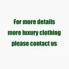 En stock, vêtements de créateurs de haute qualité marques célèbres Femmes T-shirt de marque de luxe à sweat à capuche pour hommes