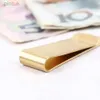 Money Clips Simple Design Silver Metal Clamp Gold Color 2 Colors Banknote Holder Cash Clamp Credit Card ID Clips Money Clip 240408