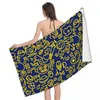 Serviette des serviettes de plage piscine grand sable sans sable microfibre rapide sèche de bain léger nage