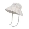 Småbarn Sun Hat, Foldble Upf 50+ breda grim Baby Boy Girl Hats Justerbar sommarstrandhatt utomhus hink hatt 22286
