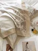 Ensembles de literie Set Set Butterfly Flowers broderie Large Edge Process 1000TC Egyptian Cotton Hover Cover Lit Sheet