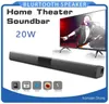 SoundBar 20W Bluetooth TVサウンドバーワイヤレスホームシアターシステムサブウーファー用ステレオベーススピーカーサラウンド3760605