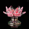 Kandelaars bureau ornament voor bruilofthouder ambacht kunstmatige kristallen bemiddeling huistafel tabel display cadeau bloem teen