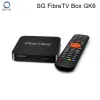 Box 2022 Ifibre Cloud GK6 Singapore Fiber TV Box Quad Core 4G 32G Android 9.0 Amlogic S905X3 BT5.1 Dual WiFi Media Player