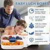 Pannelli per insalata compartimenti a microonde bento box set da tavolo set di scuola