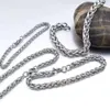 Hip Hop Dragon Bone Chain Flowid Orchid Titanium Steel Armband Men's Cool and Hot Selling Style Simple Diamond Ancient