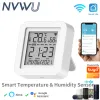 Roupa Tuya WiFi Temperatura Sensor de umidade para automação residencial de automação residencial Suporte Alexa Google Home