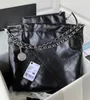 Designer schoudertassen ketting 22 tas vrouwen grote verzending lederen hobo 42 cm koppelingszakken portemonnees composiet tas luxe boodschap handtassen portemonnee crossbody portemonnee