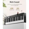 Eastar EP -10 vikbar digitalt piano med 88 semi -viktade nycklar, Bluetooth -anslutning och bärbar design - Inkluderar pianoväska för nybörjare
