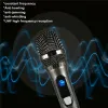 Microfones Professional Wireless Microphone UHF handhållen dynamisk karaoke -mic -system med mottagare för scenkyrkans partimöte