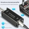 Micrófonos preamplificador de micrófonos preamplificador de audio mezclador de audio alctron ma1 para micrófono de cinta pasiva y refuerzo dinámico para grabación de estudio