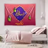 Ramadan Kareem Tapestry Mubarak Islamskie dekoracje domu muzułmańskie dekoracje Ramadan Festiwal Wiszące pokój ścienne 240403