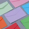 Embrulho de presente 100pcs 115x80mm Design colorido mini envelopes de convite