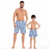 2024 Pantalones de natación Hijo padre Padre Hombres Gran tamaño más Fat Beach