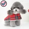 Hondenkleding kleding huisdier Kerstmis getransformeerd in puppy Teddy Pomeranianus