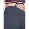 Lu Pant Align Lu Mulheres High Sports Sports Leggings lateral bolso de bolso reflexo