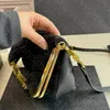 Lüks Kalite Tasarımcı Çantalar Çok Klasik Crossbody Çanta Siyah Deri Omuz Çantası Moda Çantalar Tasarımcı Kadın Çanta Dhgate Cüzdan Borsa Lady Bag Parlak