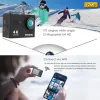 Камеры оригинал eken h9 / h9r камера Action Camera Ultra HD 4K / 30FPS WiFi 2,0 "170D подводный водонепроницаемый шлем видео серфинг Sport Cam