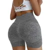 2024 Sport Allinea Lu Yoga Shorts High Waist Push Up Shorts Shorts Shorts Elastic Cuggino FIESS Women Gym Funziona pantaloni corti controllati Sh