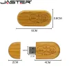 Printers Jaster 10pcs/lot (customizable ) Usb Flash Drive 2.0 Wooden Pendrive 4gb 8gb 16gb 32gb 64gb 128gb Memory Stick Wedding Gift