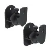 Mount 2pcs Universal SW 03B 5KG Black ABS Plastics Wall Mounted Bracket for Speaker and Loudspeaker Box