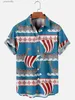 Men's Casual Shirts Aloha Hawaian Shirt Mens Club Party Style Short Sleeve 3D Printed Beach Summer Shirt XL 5XL yq240408