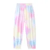 anti-mosquito Pants for Girls 2024 new summer casual bundle foot drop pants