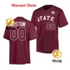 MSU Baseball Jersey 12 Adam Frazier 18 Chad Girodo 32 Craig Tatum 11 Tyler Moore 17 Justin Foscue 28 Chris Stratton Custom Mississippi State Bulldogs Jerseys