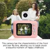 Детские игрушки камеры Flip Selfie Camera Mini 1080p Childrens Digital Video Recorder Камера для детей Малыш Образовательные подарки 240327