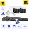 System Annke 8CH 6MP Ultra HD Poe Network Security System System Dual soczewki Wykrywanie człowieka o szerokości 180 stopni Poe CCTV IP Kamery IP