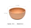 Bowls Japanese Wooden Bowl For Children's Baby Rice Round Instant Noodle Retro Home Beech Salad