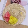 Dog Apparel Pets Straw Hat Spring Summer Sunhat Handcrafted Woven With Adjustable String For Pet Cat Party Daily Decor