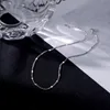 S925 Chaîne de cheville en argent sterling japonais minimaliste et compact à une seule chaîne à une seule chaîne de pieds de bijoux en argent doux et élégant