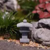 Decorazioni da giardino Gazebo retrò lanterne cinesi mini pagoda decorazione modello di decorazione in miniatura statua arenaria accessori per la casa