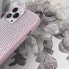 Cell Phone Cases Designer Leather Mobile Case For Iphone 14 13 12 Pro Max Fashion Women Men Water Resistant Luxury Rhinestone Q240408