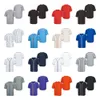 Polos masculinos BG Baseball Jersey Style Blank Branco preto verde amarelo azul listras brancas marrom bege bordado roxo Novo aceitar