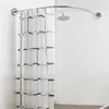 Duschvorhänge Vorhang Rack Rail Stange Wandmontage Kee-resistente Badetware