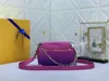 Designer di lusso mini morbido tomini spalla lyon rosa m81219 m44480 borsa a tracolla del bagagliaio