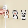 Hooks Household Universal Hook Self - Adhesive Coat And Hat Bathroom Kitchen Living Room Study Balcony Cute Cartoon